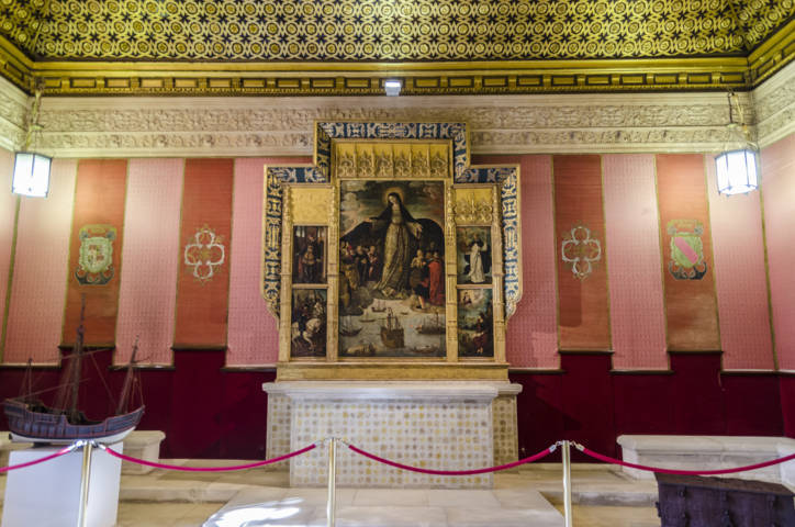 Sevilla 077 - Real Álcazar - Casa de la Contratación - Sala de las Audiencias.jpg